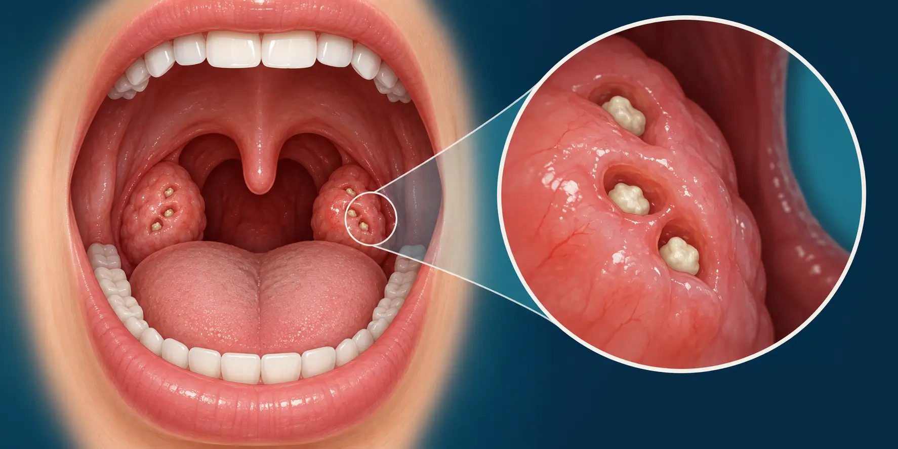 Conceptual illustration of a dental consultation
