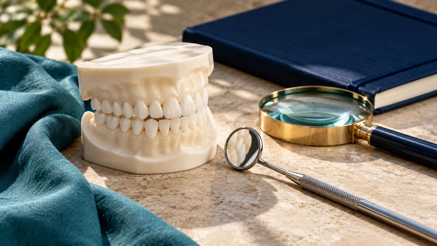 The sparkle alone does not reveal the condition of the enamel.